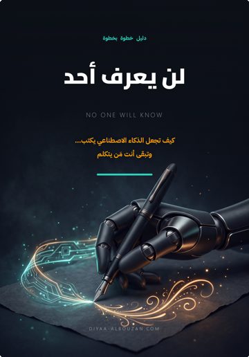 غلاف كتاب لن يعرف أحد